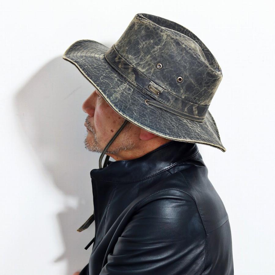 STETSON 秋 冬 カウボーイハット 中折れ帽 ウォッシュ加工