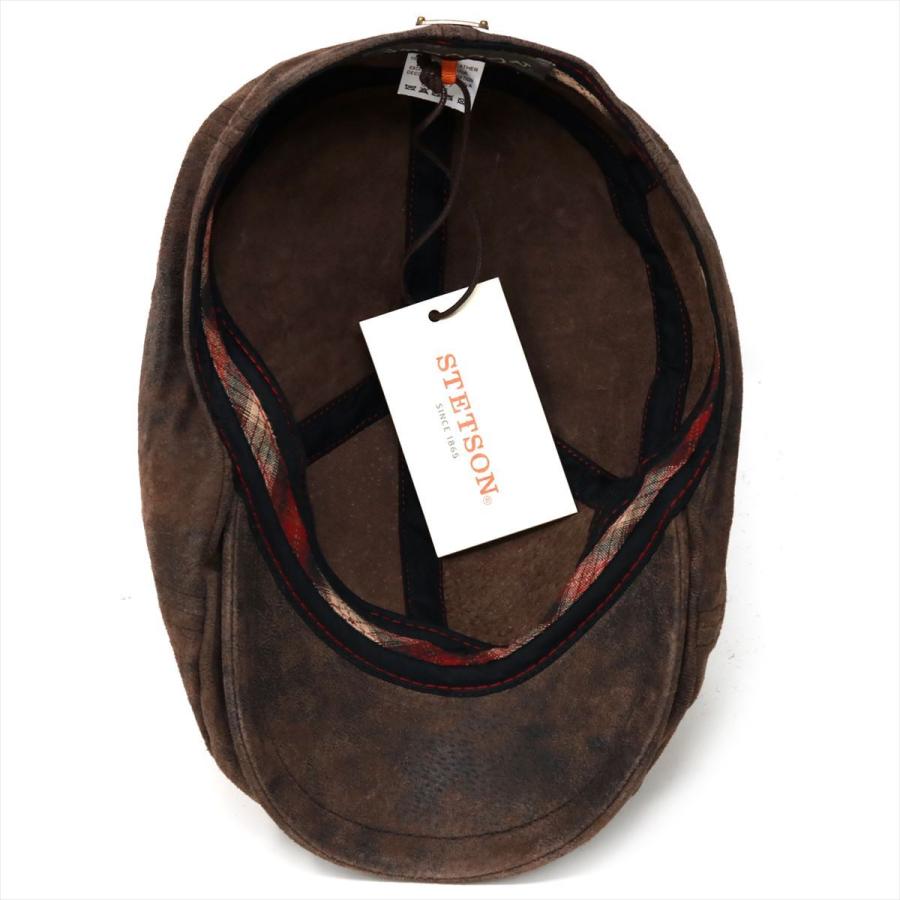 STETSON 本革 ハンチング レザー ハンチング帽 ステットソン