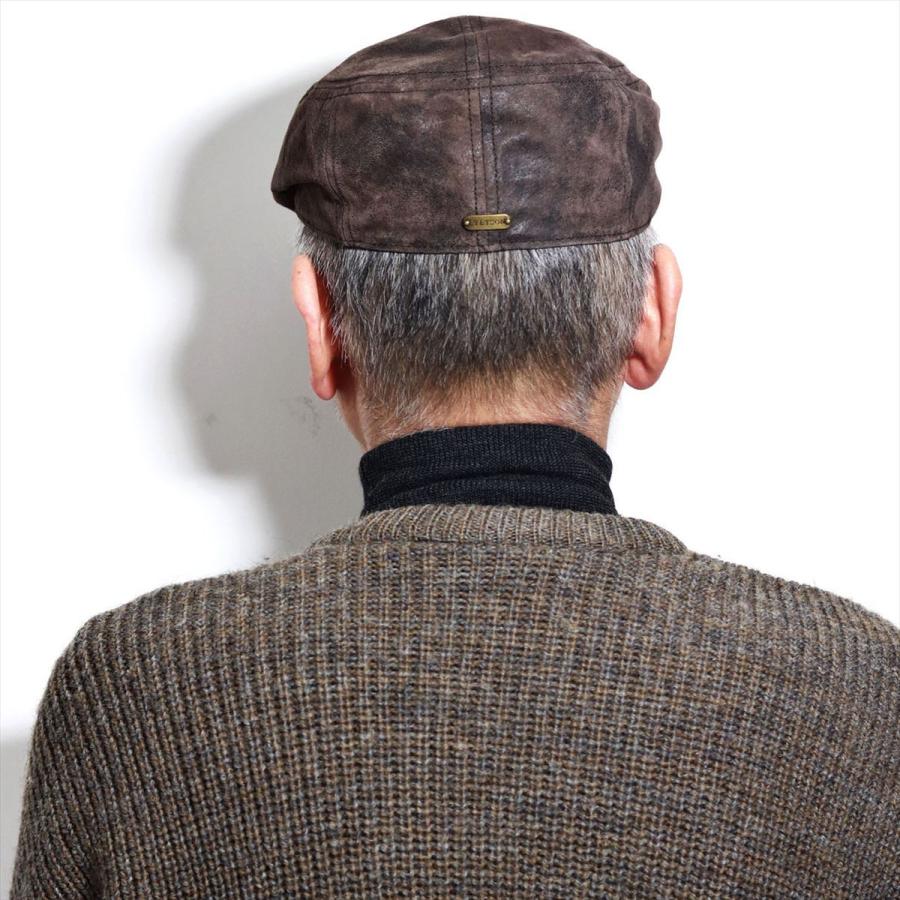 STETSON 本革 ハンチング レザー ハンチング帽 ステットソン STETSON 本革 ハンチング レザー ハンチング帽 ステットソン