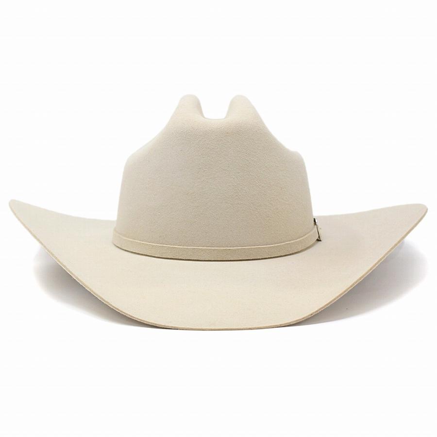 STETSON カウボーイハット ホワイト STETSON ステットソン 中折れ テンガロン ハット メンズ 高級