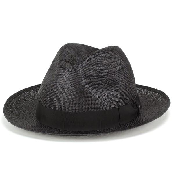最安値挑戦 大人の高級シゾールハット ブラック ブランド 帽子 春夏 テシ 帽子 高級 イタリア Tesi シゾール メンズ 中折れハット 帽子 Alfaran Eu