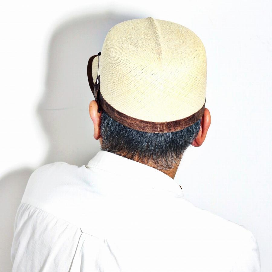 tesi サングラス付 ワークキャップ パナマ100％ キャップ メンズ