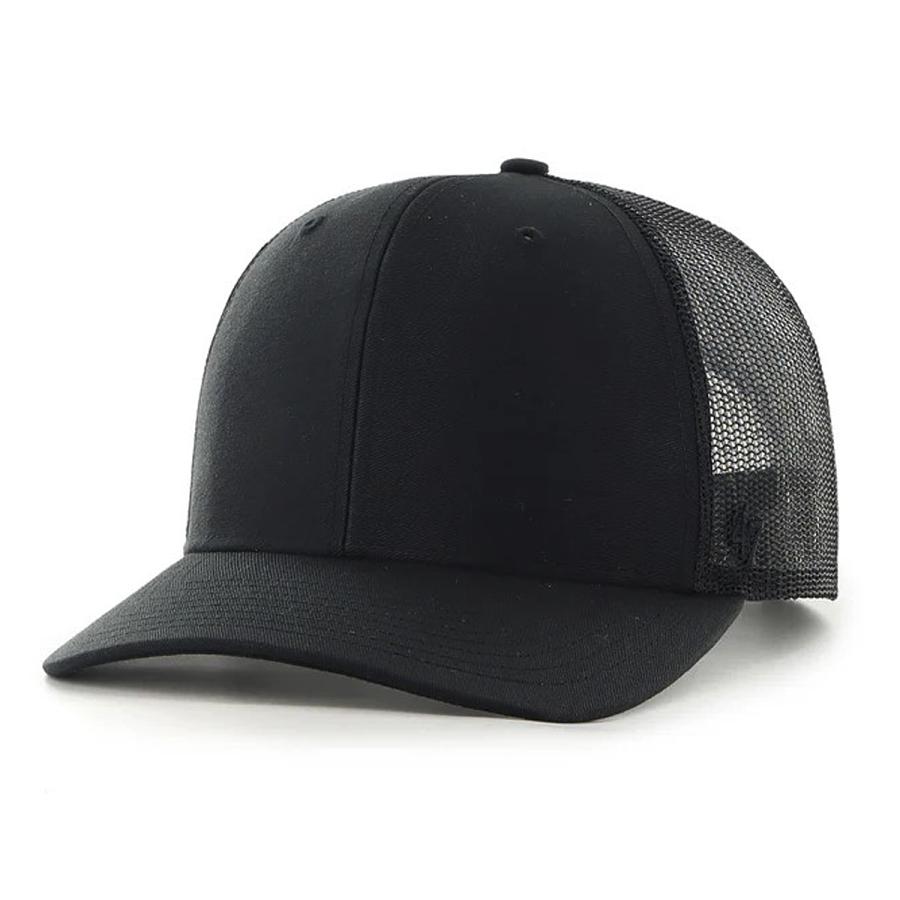 レア/廃番【ワイスリー】型押しロゴ トラッカー メッシュキャップ 黒ブラック NEW ERA × Bluestorm メッシュトラッカーキャップ