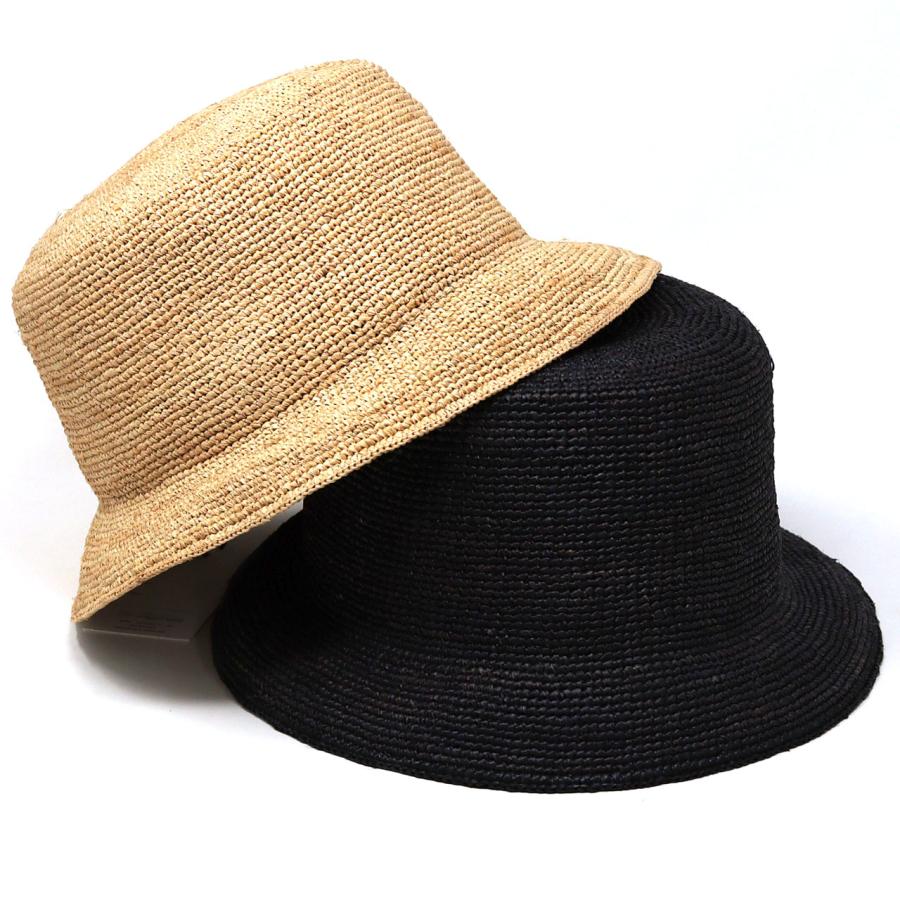 THE ９SHOP 鈴木六夏　サマーハット　ラフィアハット バケットハット レディース ラフィアハット メンズ ハット UV対策
