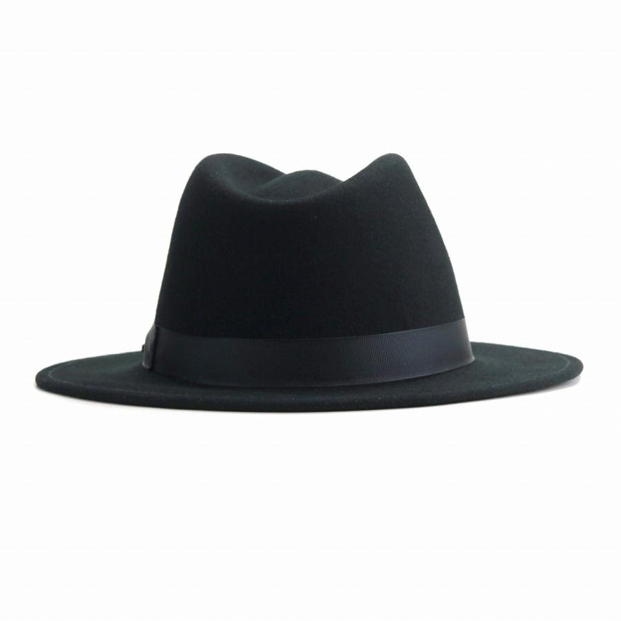 【STETSON】新品未使用羽付きフェドラハット。 FURMIX FEDORA（ファーミックス フェドラ）SH606 ネイビー