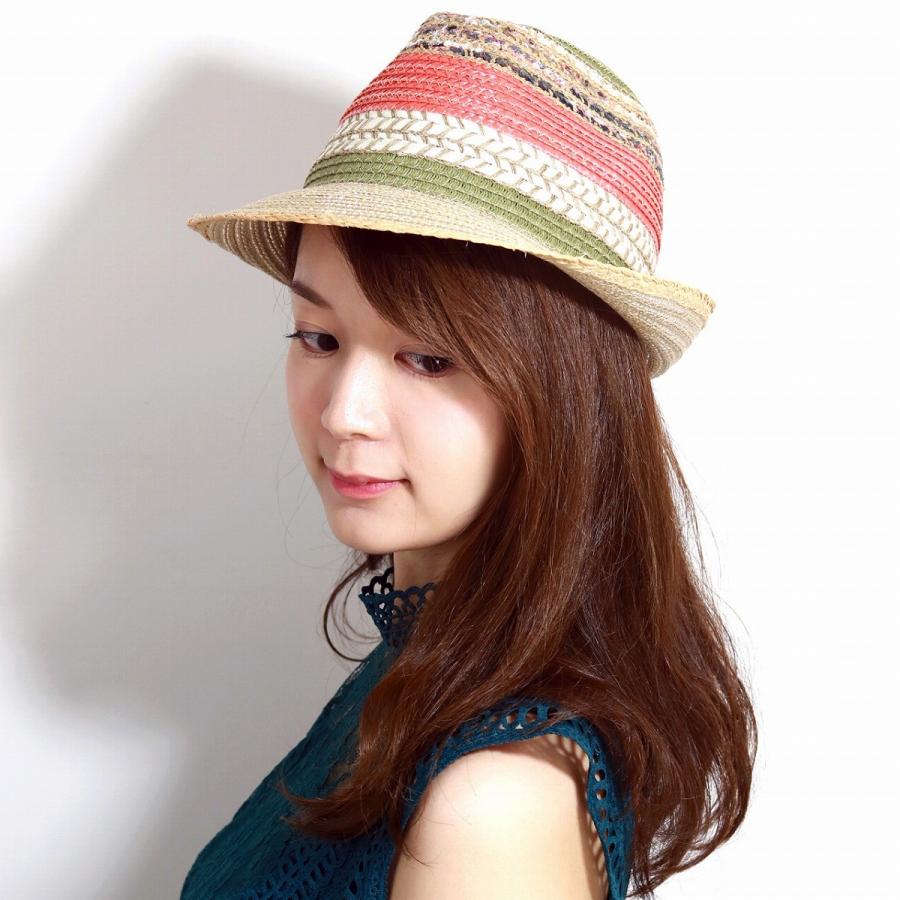 Hats Dreams ハット ドリームズ 帽子 レディース ストローハット 春夏 中折れハット Mixブレード 帽子 グリーン Jo Shoppend Com