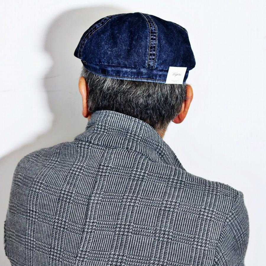 ネイビー レザー キャスケットCAPAS NEW ERA ニューエラ キャスケット コットン フラックス