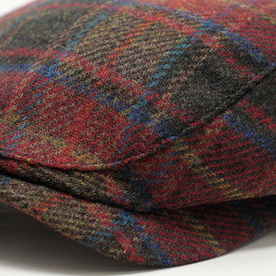 タータンチェック ウール ハンチング 帽子 秋 冬 北欧ブランド WIGENS