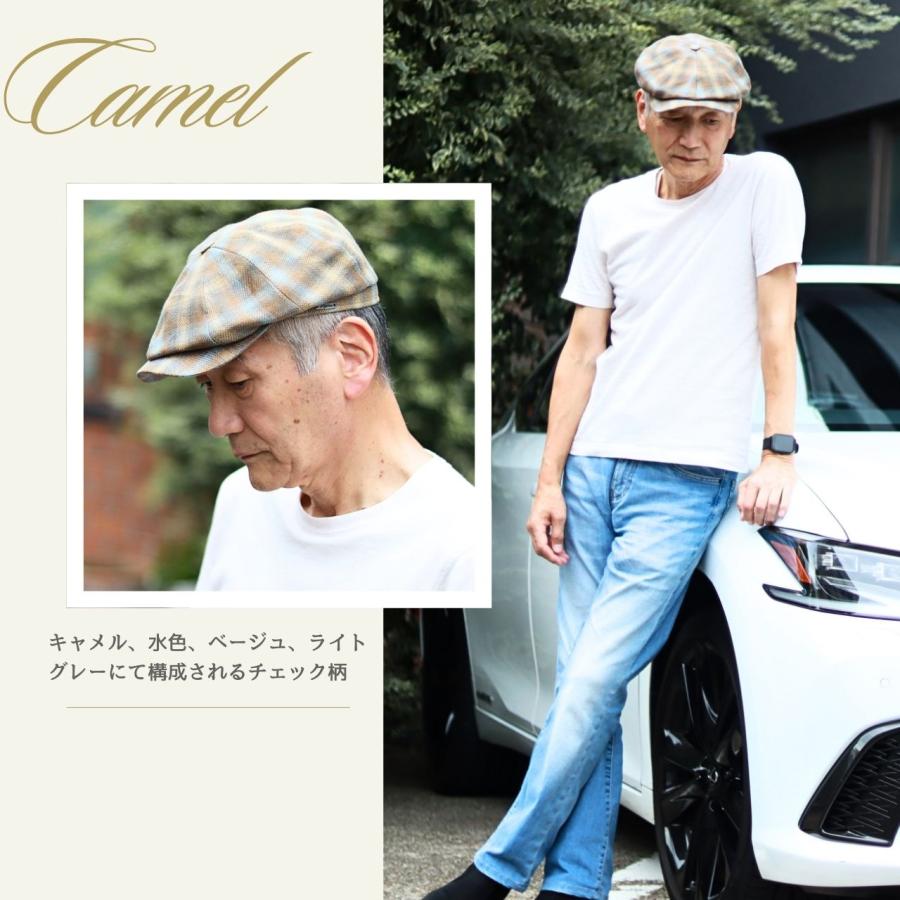 メンズ ハンチング 大きいサイズ ブランド帽子 送料無料 麻 ツイード