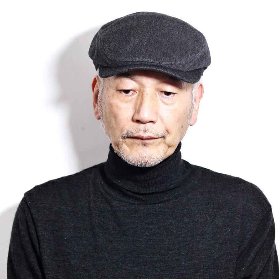 メンズ 帽子 大きいサイズ ハンチング カシミヤ wigens 高級素材