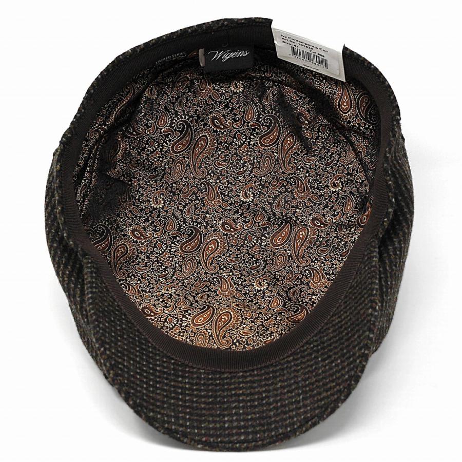 ハンチング 大きいサイズ 帽子 メンズ ウール 秋冬 暖かい ツートーン