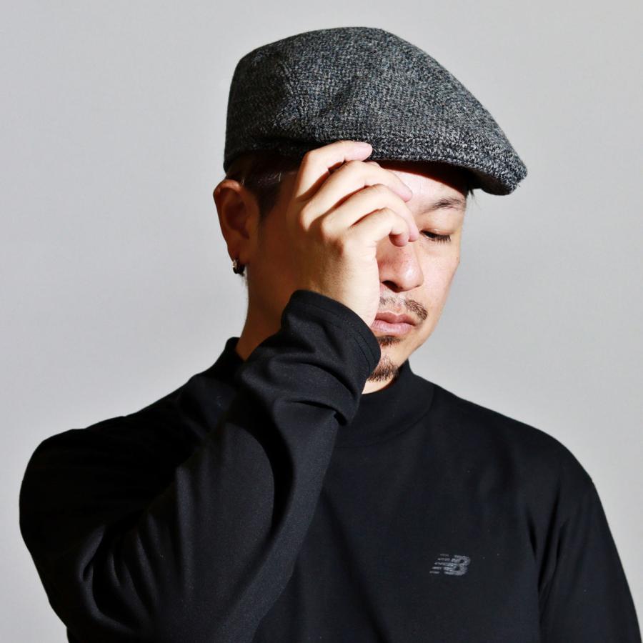 ハンチング メンズ ハリスツイード 秋 冬 ブランド 北欧 帽子