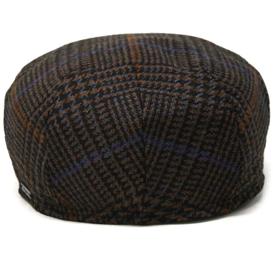 帽子 耳当て付き ハンチング グレンチェック メンズ 大きいサイズ