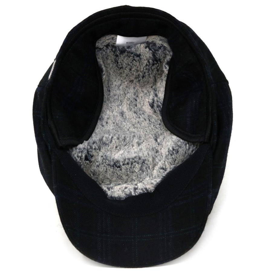 ハンチング カシミヤ メンズ 大きいサイズ 帽子 耳当て付き ハンチング