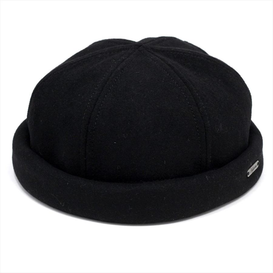 ツバなし メンズ ロールキャップ カシミヤ 帽子 フィッシャーマン