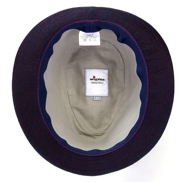 WIGENS 中折れハット ウォッシュド コットン ハット メンズ 中折れ