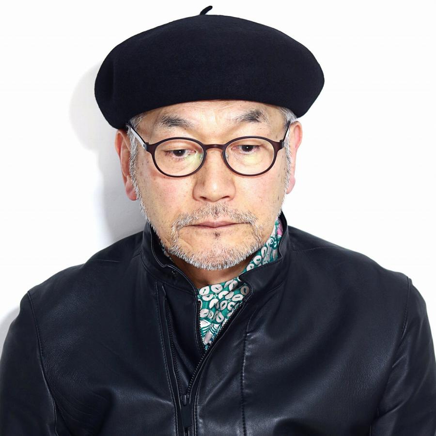 メンズ ベレー帽 紳士 ベレー 日本製 ウール 帽子 ウールベレー帽