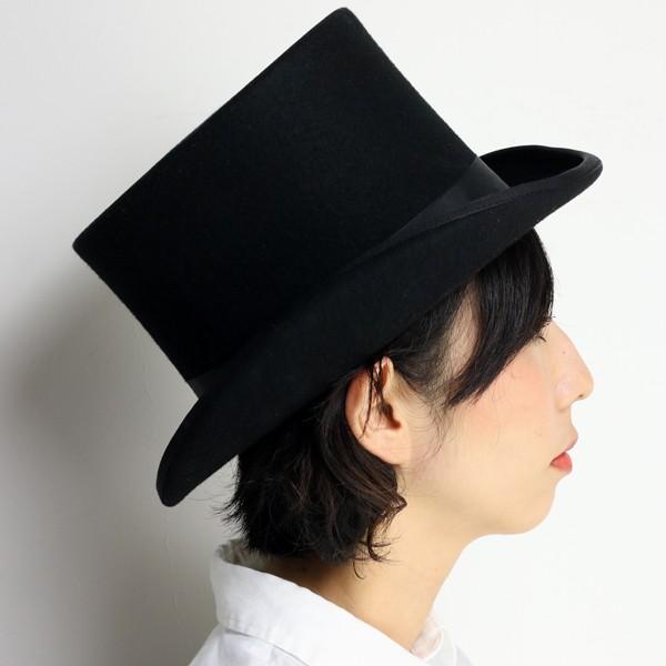 ELDORADO ハット 黒 ScoLar SCALA トップハット レディース ハット スカラ 帽子