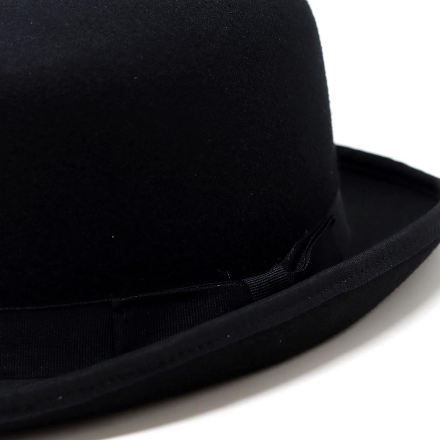 ボーラーハット メンズ フェルトハット 山高帽 チャップリン