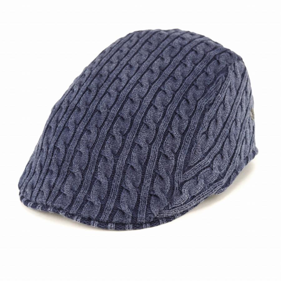 Munsingwear（マンシングウェア） ニットハンチング帽 メンズ ケーブル