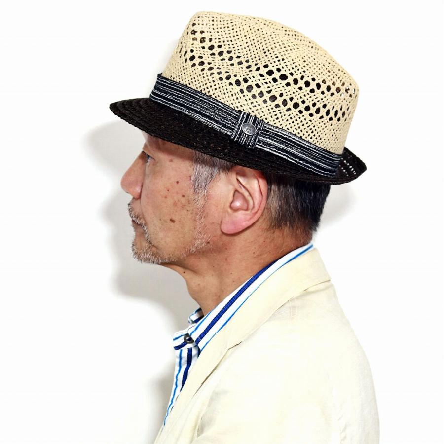 Munsingwear 中折れハット 麦わら 涼しい 帽子 メンズ