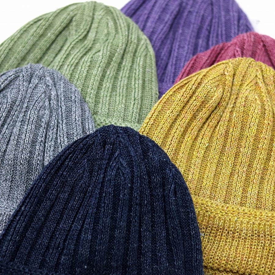 Munsingwear ニット帽 リネン サマーニット ワッチ メンズ