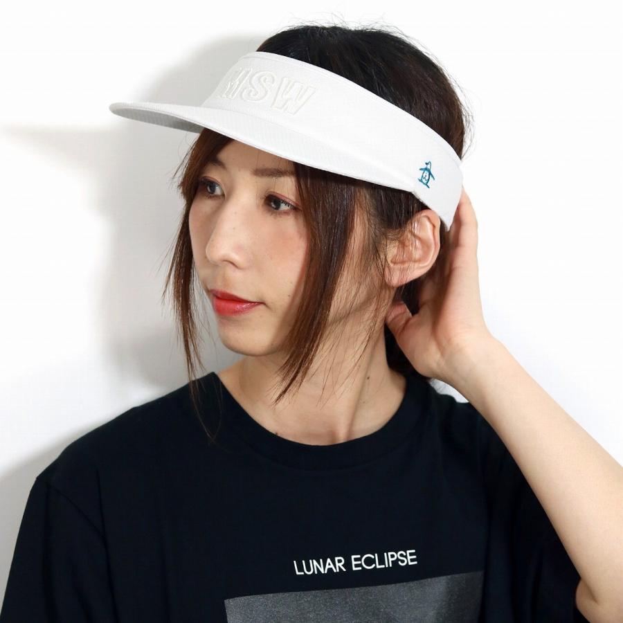 配送料無料 未使用品 マンシングウェア サンバイザー Fサイズ 男女兼用 マンシングウェア MUNSINGWEAR つば広サンバイザー -デサントストア