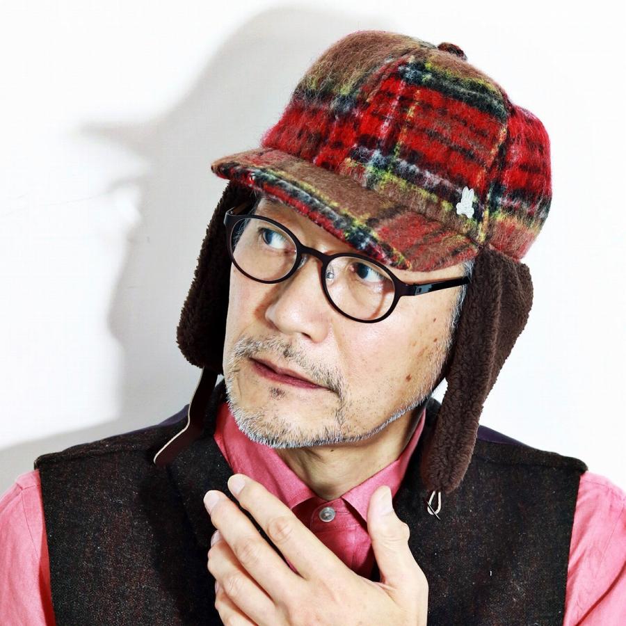 Psycho Bunny（サイコバニー） ウール混 チェック柄 うさぎ スカル 秋