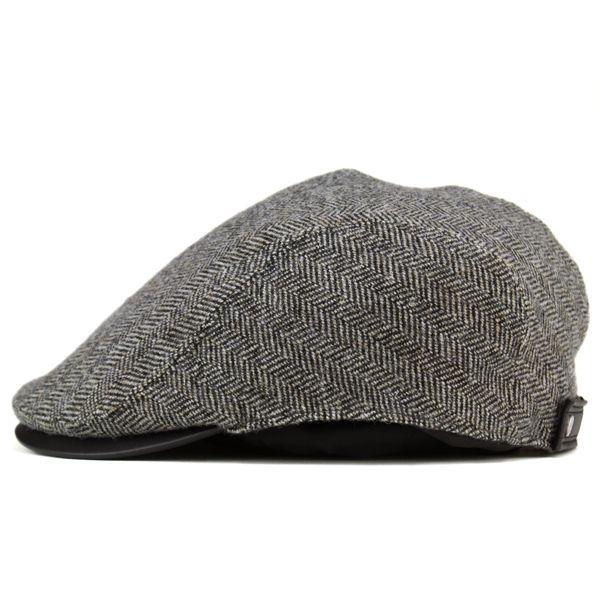 mila schon（ミラショーン） 帽子 ハンチング ヘリンボーン ウール