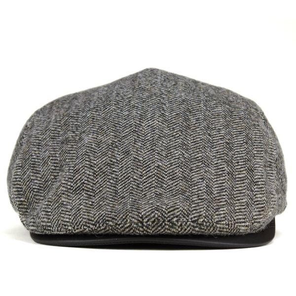 mila schon（ミラショーン） 帽子 ハンチング ヘリンボーン ウール