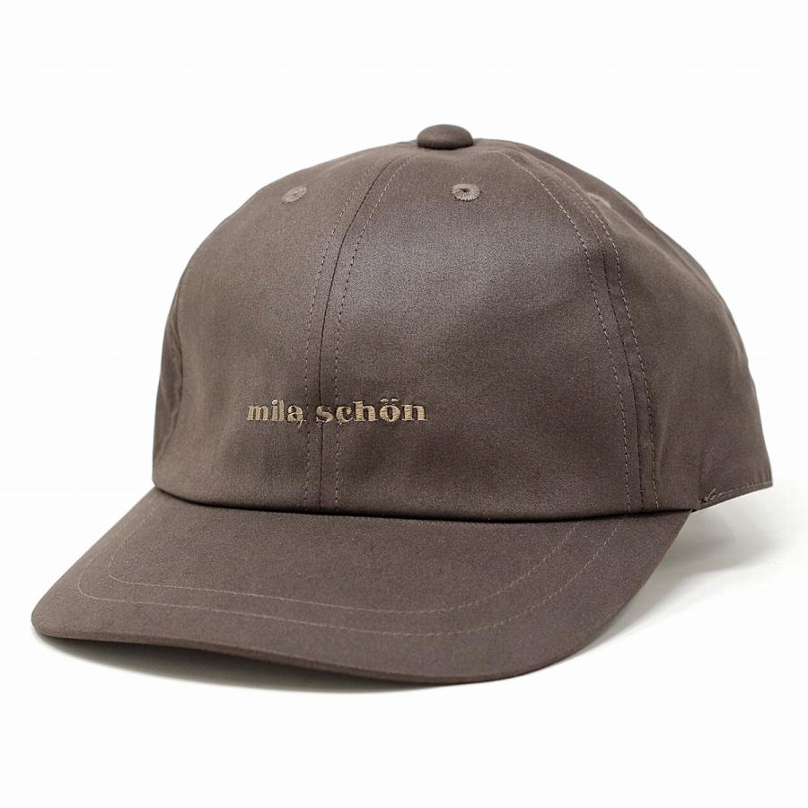mila schön グレー ジャケット120と帽子M mila schon（ミラショーン） キャップ メンズ フェイクレザー 帽子