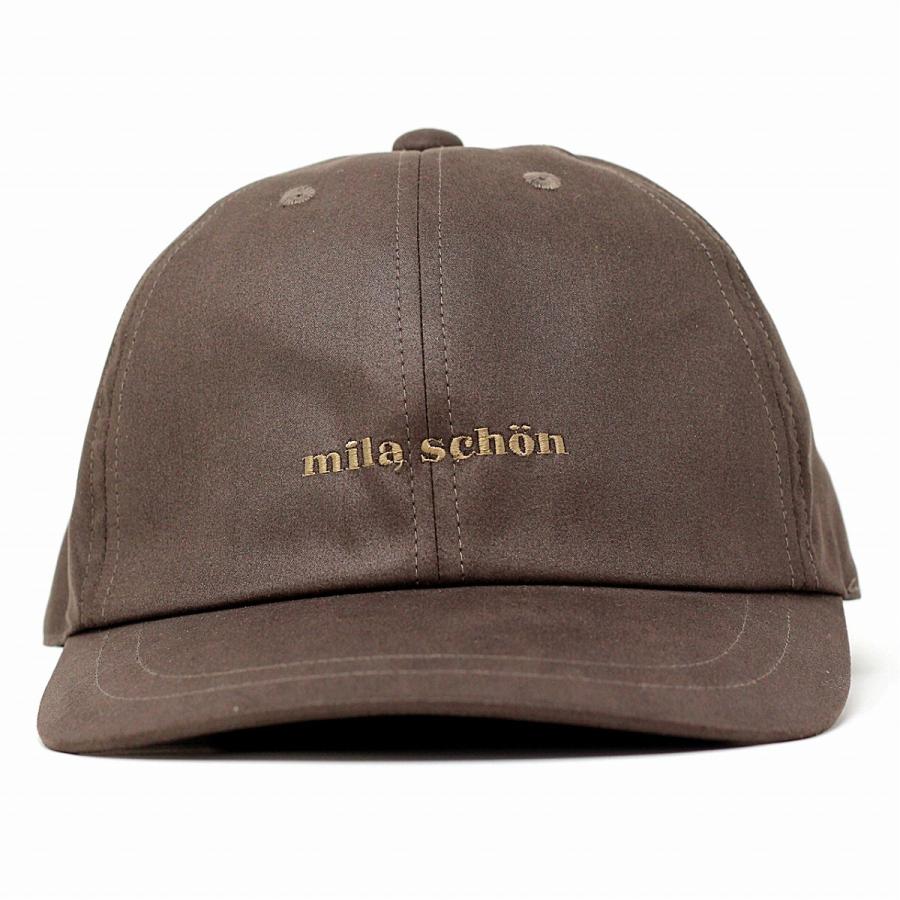 mila schon キャップ メンズ milaschon フェイクレザー 帽子 ハイ 