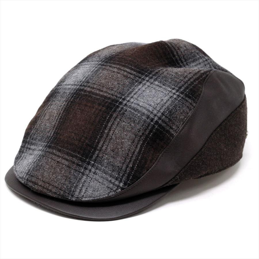 ハンチング チェック メンズ ハンチング帽 ミラショーン 帽子 紳士 アイビーキャップ パープル ハンチング 茶色 帽子 チャコールグレー プレゼント｜elehelm-hatstore｜03