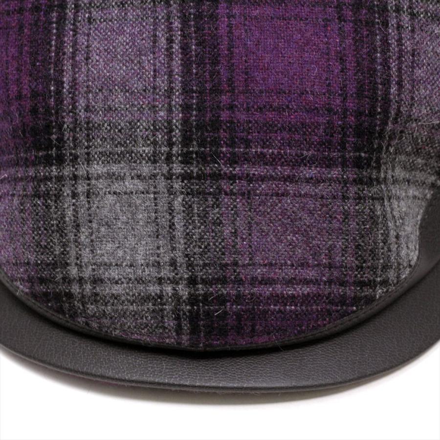 ハンチング チェック メンズ ハンチング帽 ミラショーン 帽子 紳士 アイビーキャップ パープル ハンチング 茶色 帽子 チャコールグレー プレゼント｜elehelm-hatstore｜08