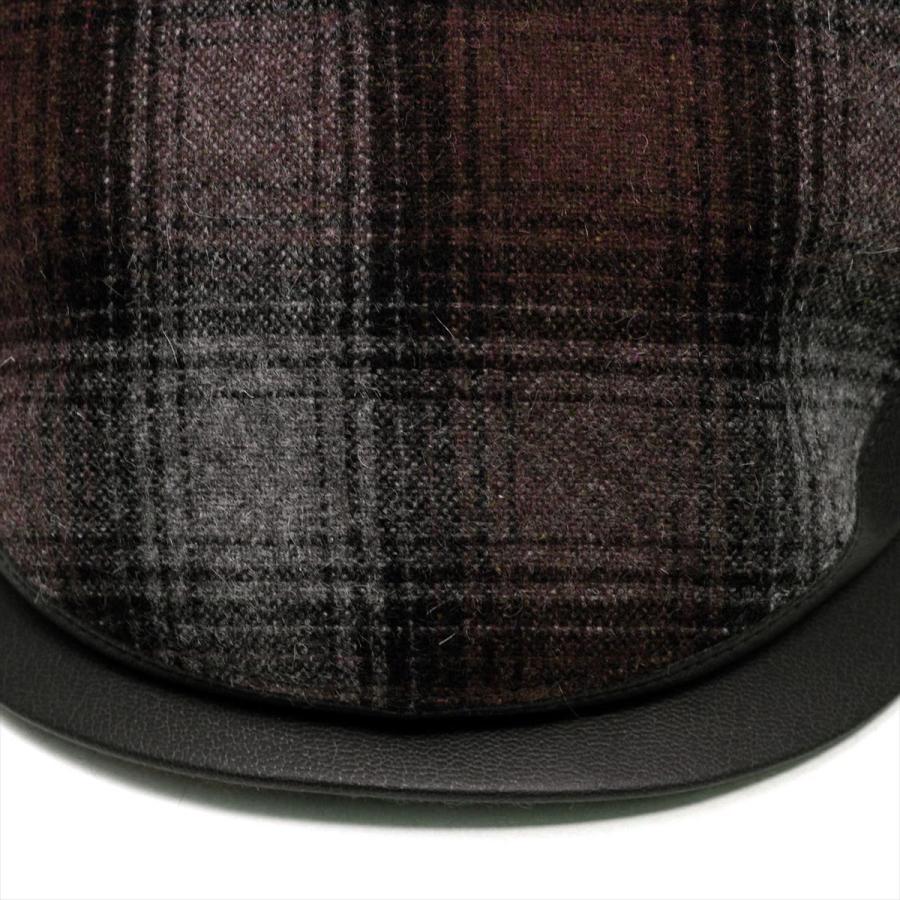 ハンチング チェック メンズ ハンチング帽 ミラショーン 帽子 紳士 アイビーキャップ パープル ハンチング 茶色 帽子 チャコールグレー プレゼント｜elehelm-hatstore｜09