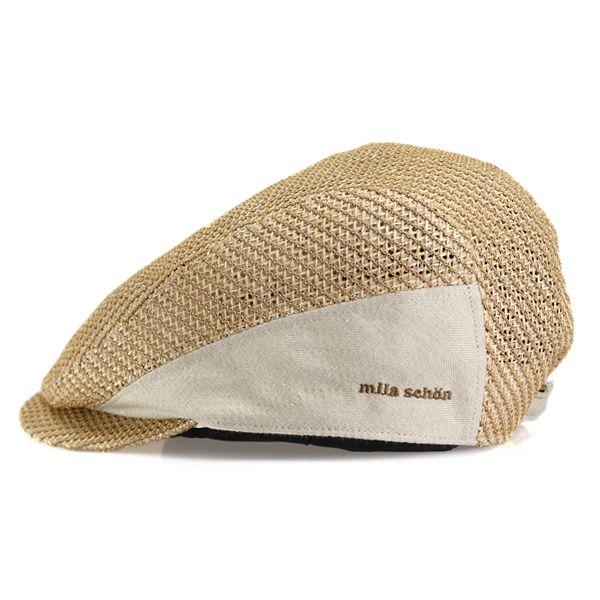 mila schon（ミラショーン） ハンチング メンズ 帽子 メッシュ 通気性