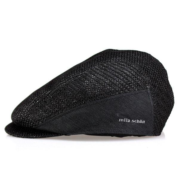 mila schon（ミラショーン） ハンチング 帽子 メンズ メッシュ 通気性