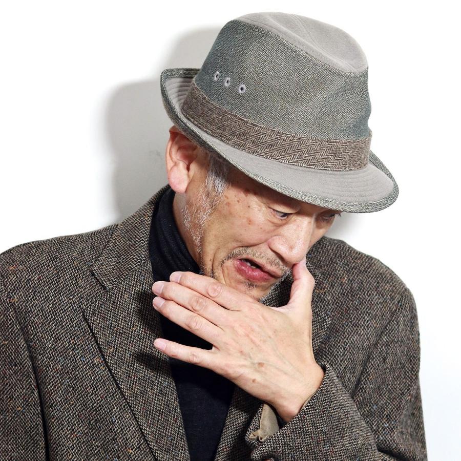 mila schon（ミラショーン） ライナー型 ハット メンズ スエード調