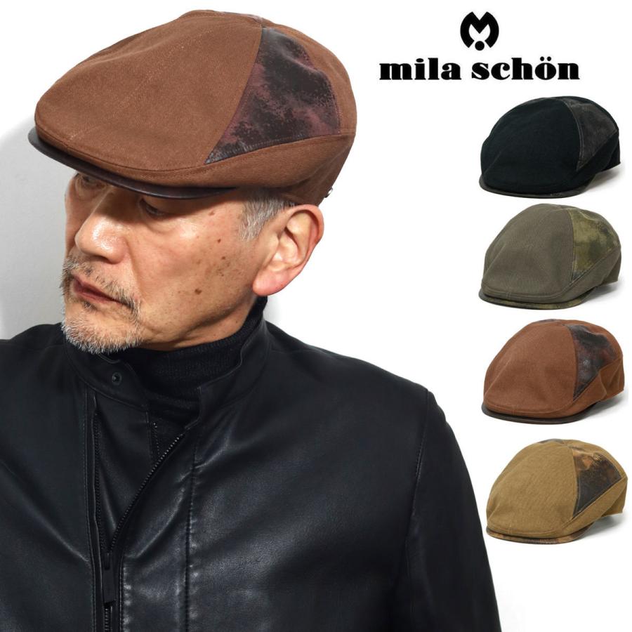 mila schon 帽子 メンズ ハンチング ブランド ヴィンテージ加工 mila schon 帽子 メンズ ハンチング ブランド ヴィンテージ加工