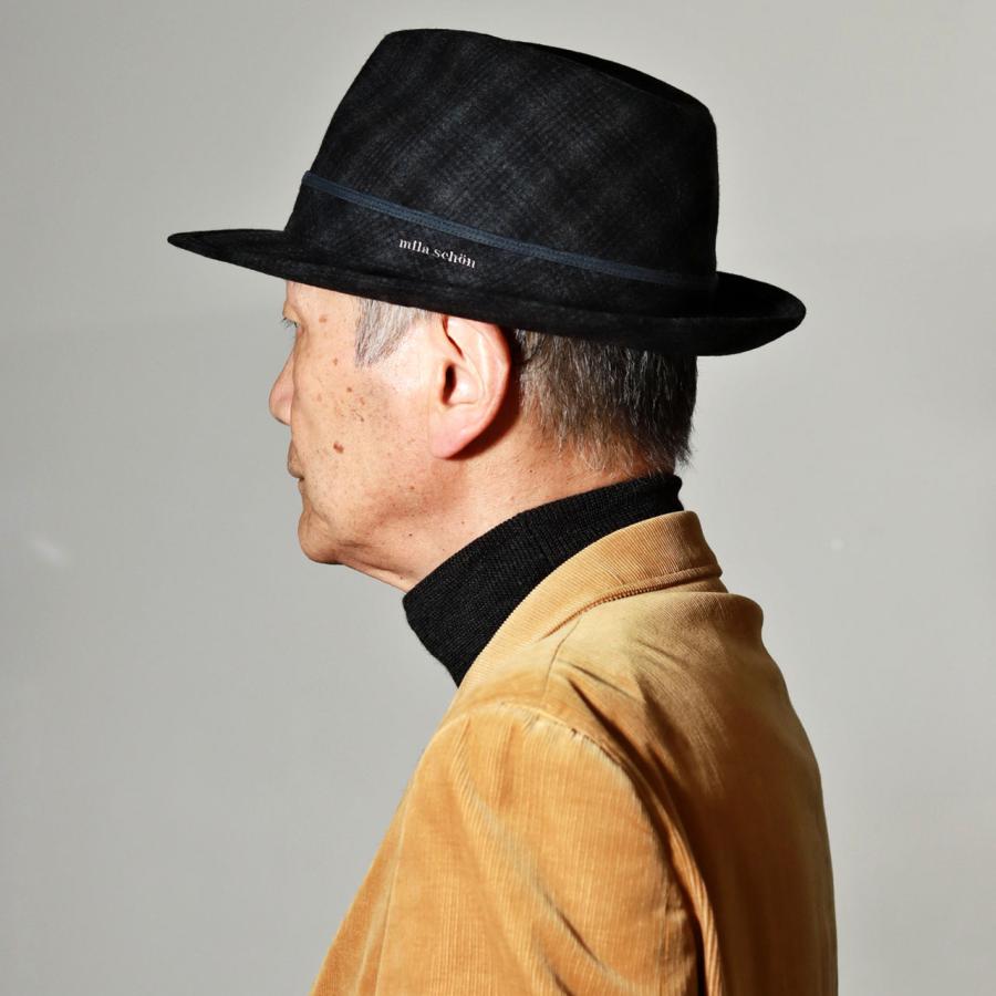 mila schon（ミラショーン） ハット 紳士 つば広 ハット 秋冬 Zignone