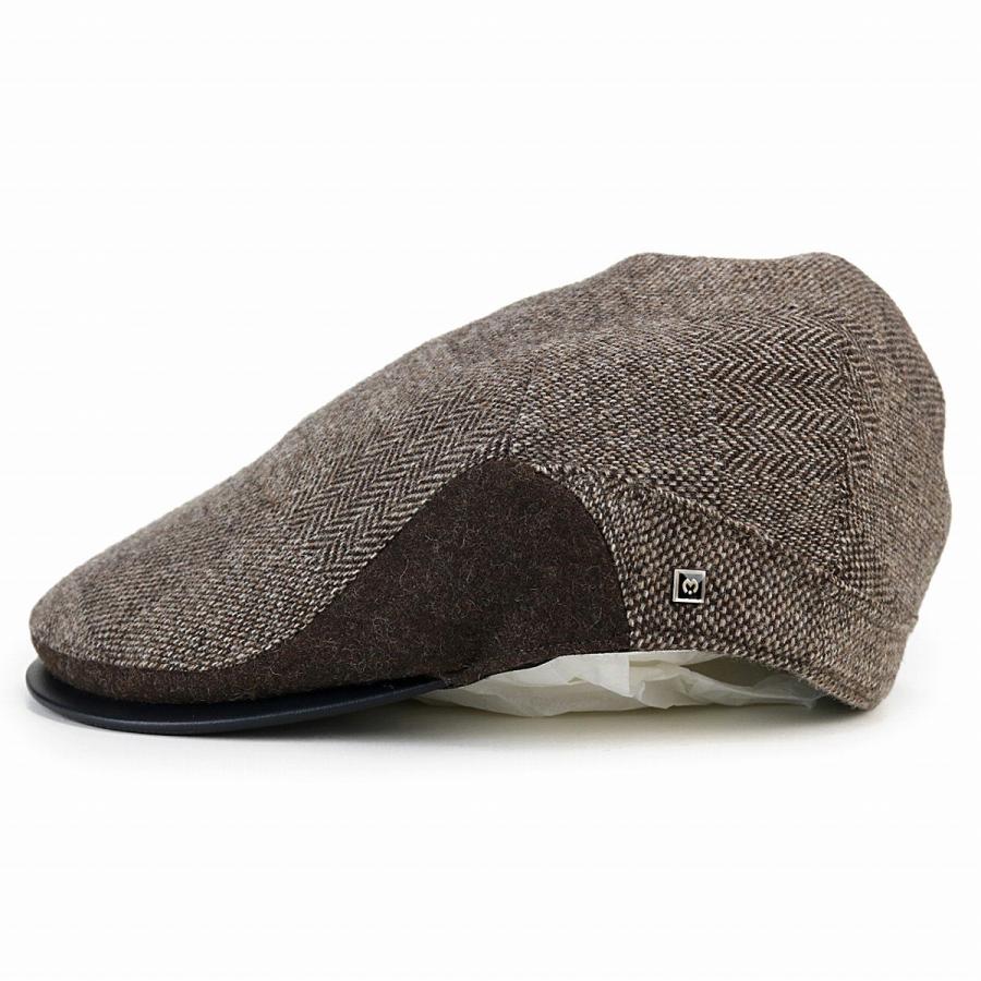 mila schon（ミラショーン） 帽子 ハンチング メンズ ムーン ツイード