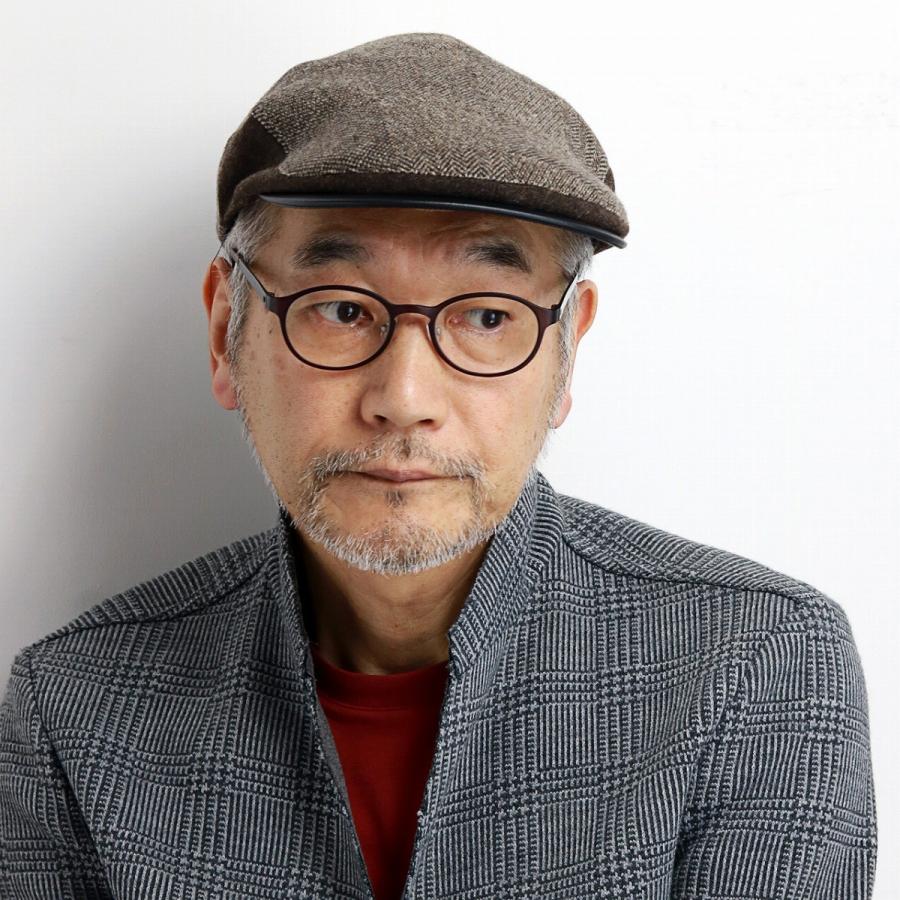 mila schon（ミラショーン） 帽子 ハンチング メンズ ムーン ツイード