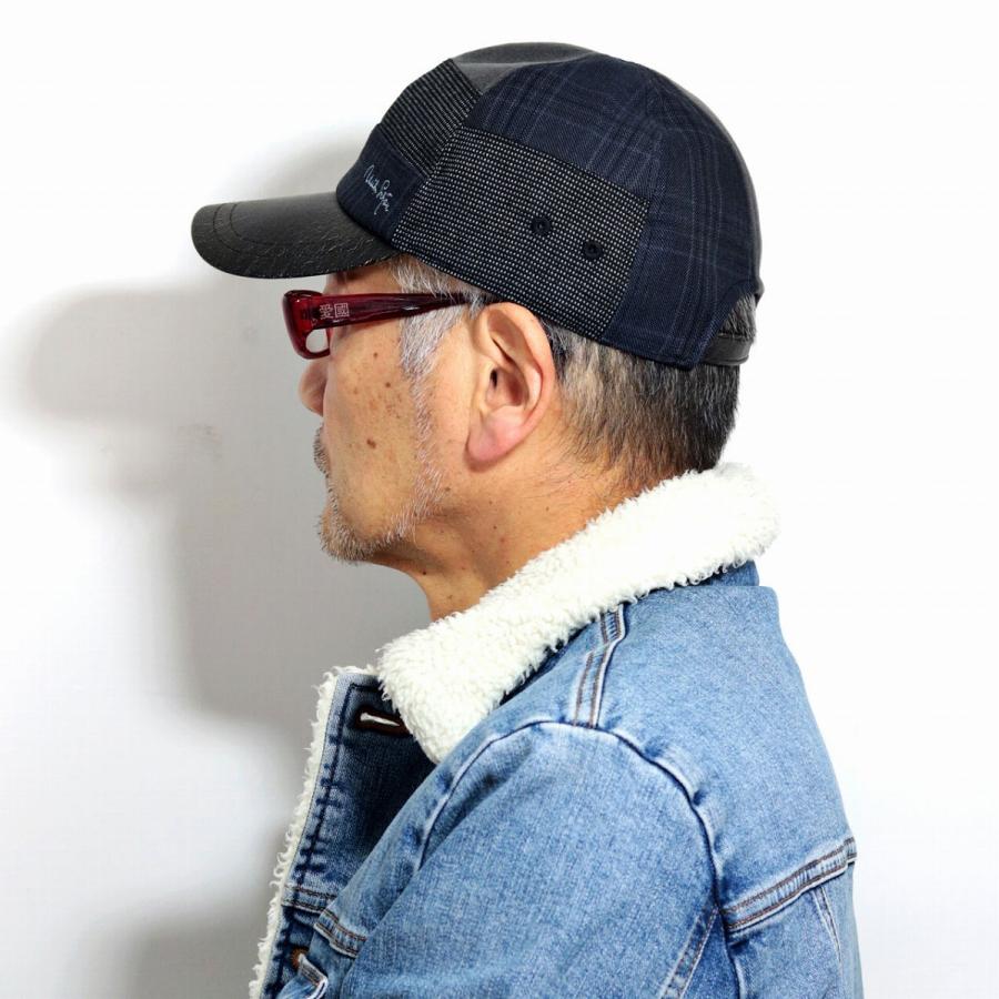 mila schon（ミラショーン） キャップ パッチワーク メンズ 帽子