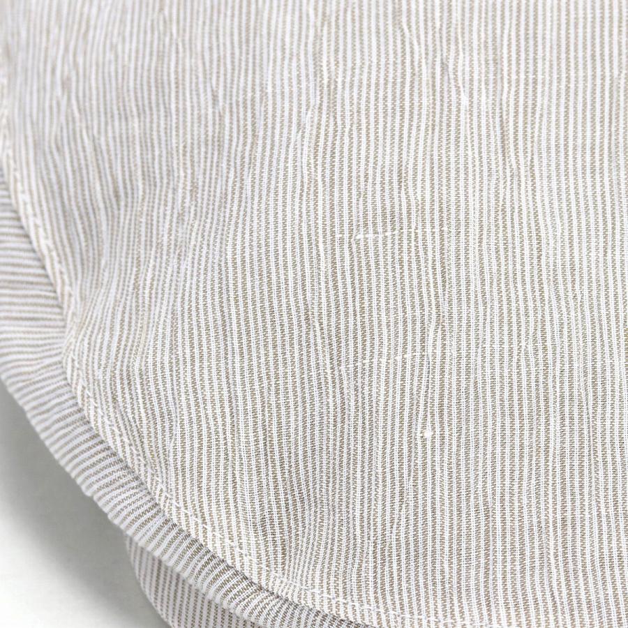 小千谷縮 ピンストライプ マルゼ ハンチング 帽子 日本製 サイズ調整付