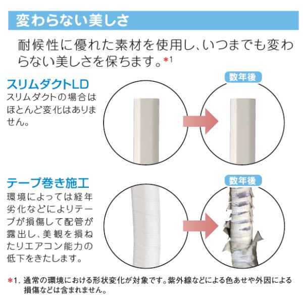 因幡電工 配管化粧カバー スリムダクト LD-70-B (20本入) ブラウン