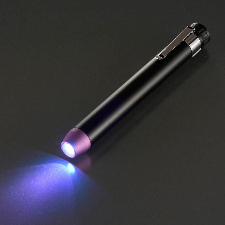 オーム電機 LED UVブラックライト 375nm LHA-UV375/1-K2 08-1039｜elekimarche｜03