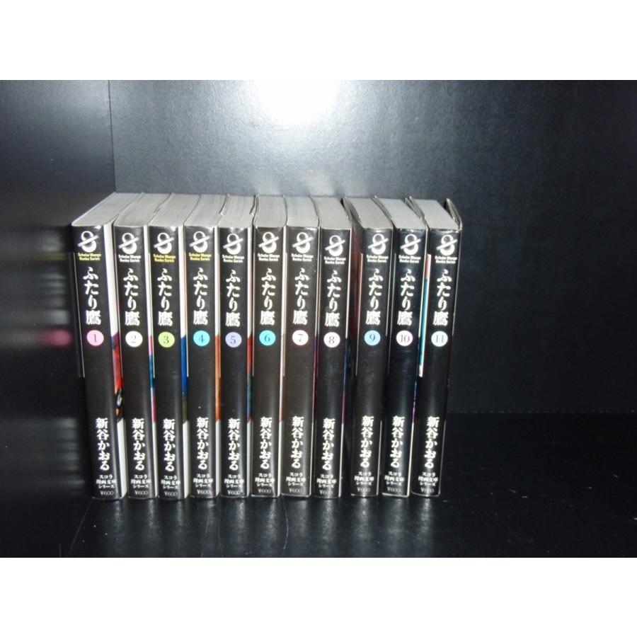【中古】ふたり鷹 (文庫版) 【コミックセット】 送料無料 文庫版 ふたり鷹 全11巻 新谷かおる 中古コミック マンガ