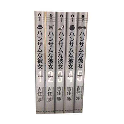 送料無料 文庫版 新装版シルバーカバー ハンサムな彼女 1-5巻 吉住渉