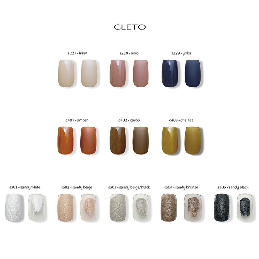 CLETO インク 11色セット クレト CLETO カラージェル 2.7g 11色からご