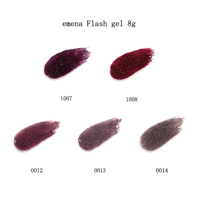 【★ラス１★】emena Flash gel 5色セット 新品未使用品　送料無料 emena | フラッシュジェル5色セット 1017～1021 | ライフ